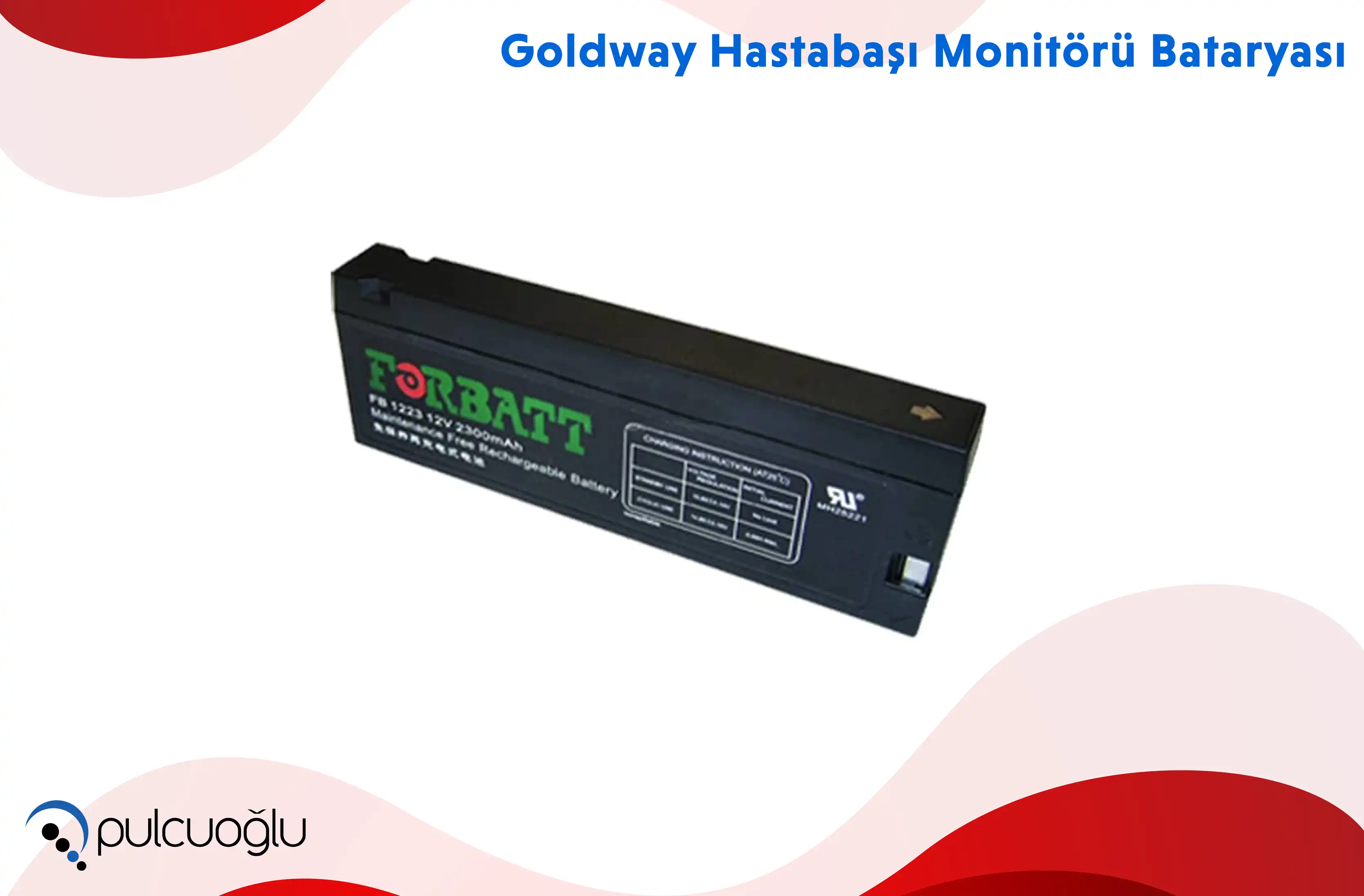 Goldway Hastabaşı Monitörü Bataryası