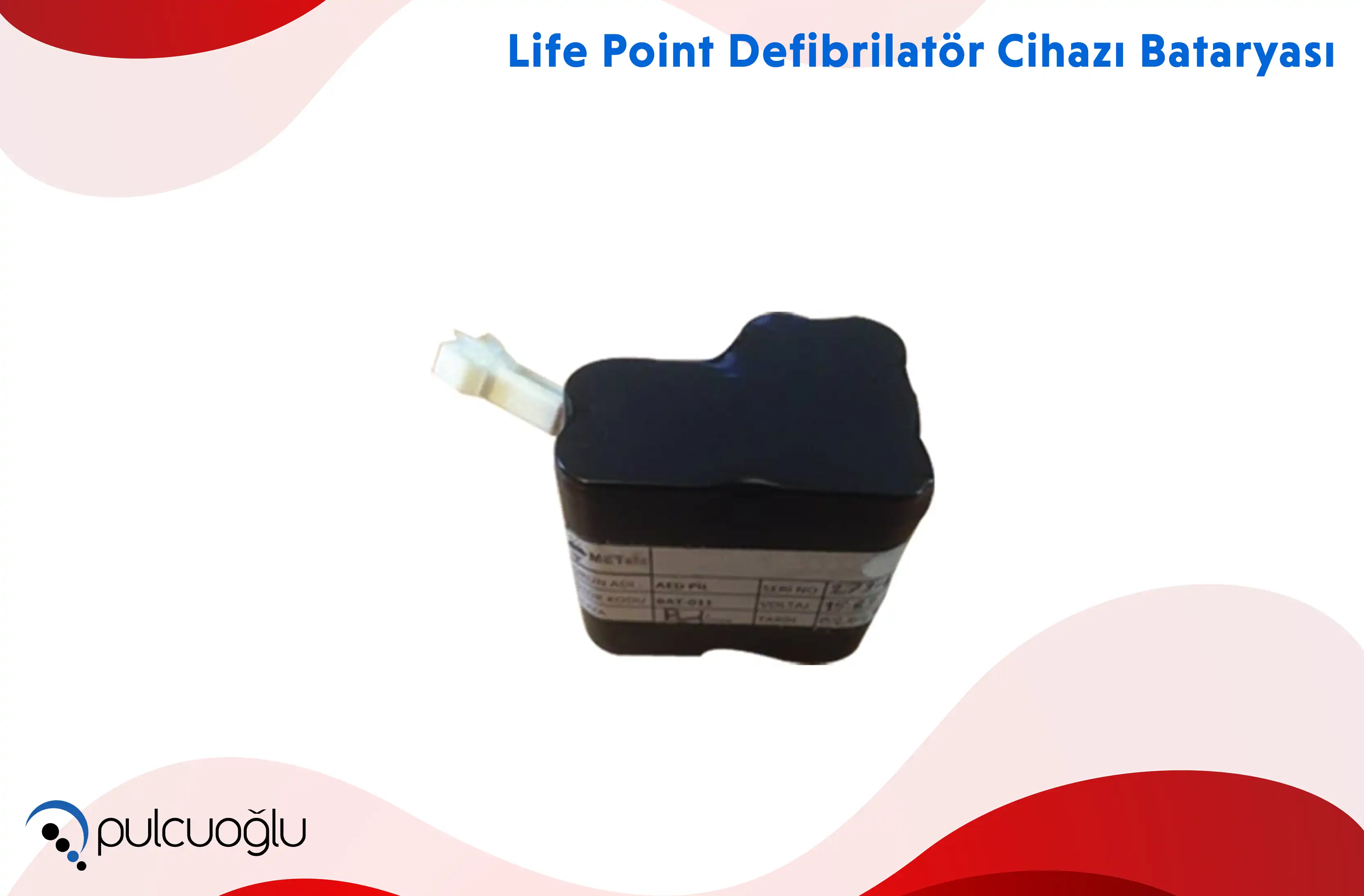 LifePoint Defibrilatör Cihazı Bataryası