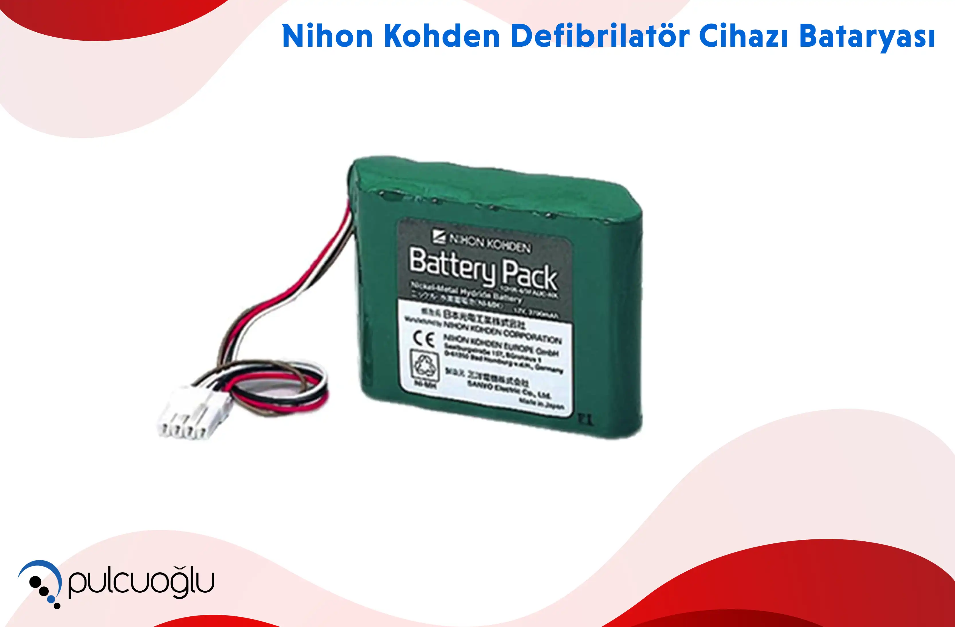 Nihon Kohden Defibrilatör Cihazı Bataryası