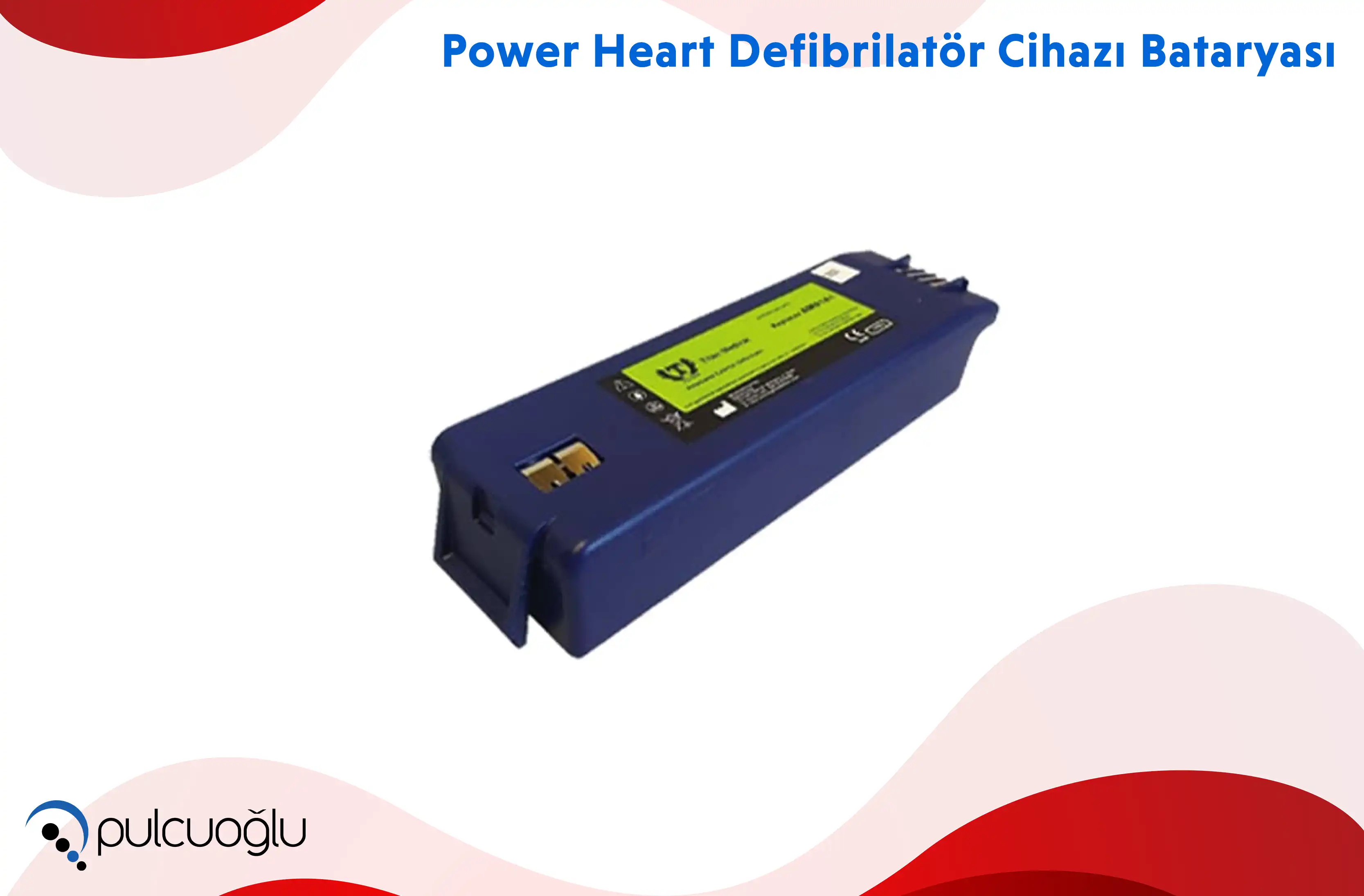 Power Heart Defibrilatör Cihazı Bataryası